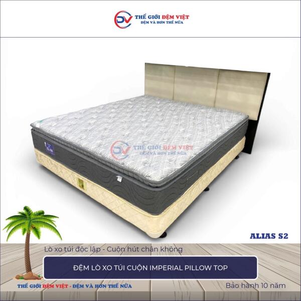 Đệm lò xo túi cuộn Elan IMPERIAL PILLOW TOP 5-1